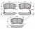 Тормозные колодки задние для Hyundai i30 I (2007-2012)