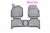 Коврики в салон для Renault Scenic II  2003-2009 г.в.