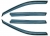 Дефлекторы окон (ветровики) для Suzuki Swift III (2004-2010 г.в.) 5 дв.