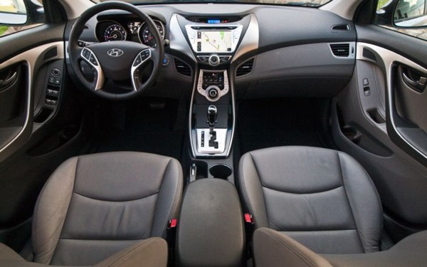 Hyundai Elantra inside